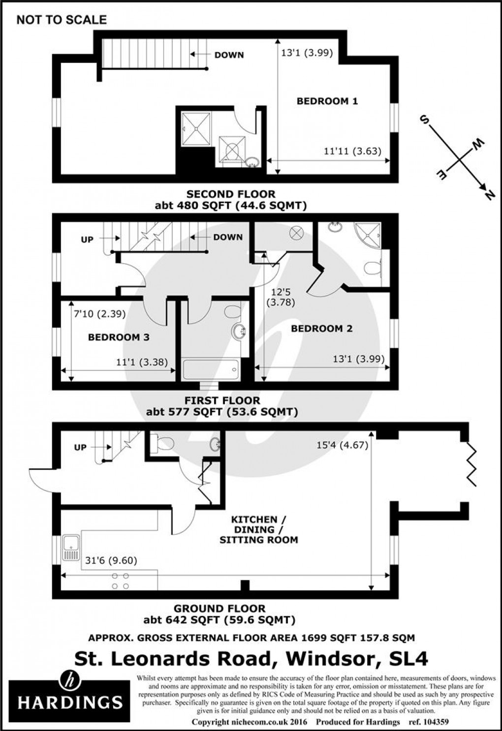 Floorplan for Leopold Place, Windsor