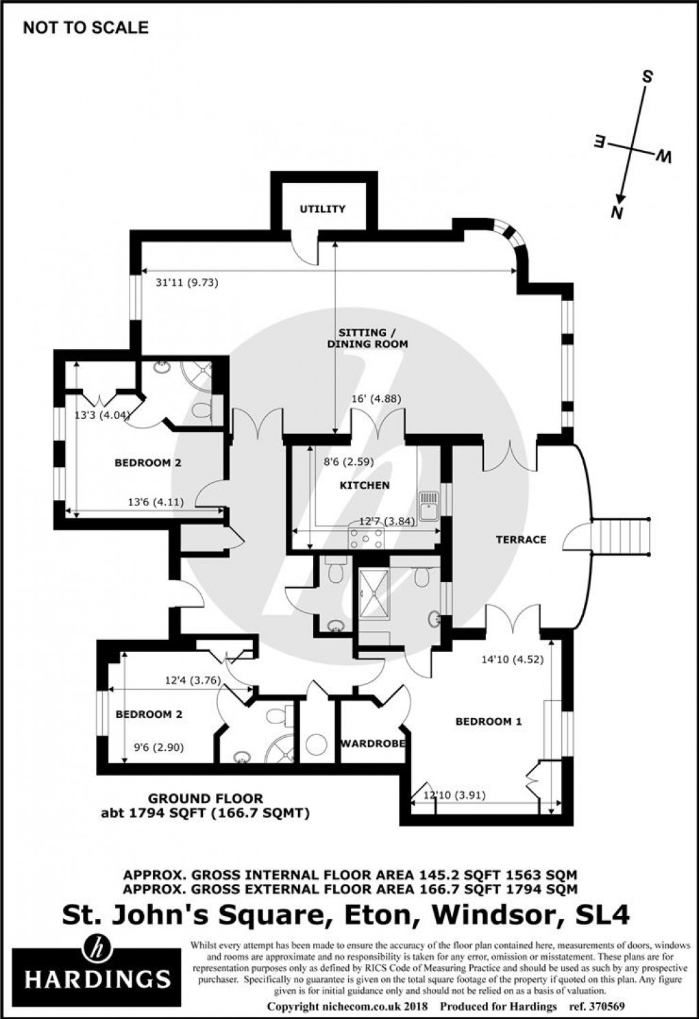 Floorplan for St. Johns Square, Eton, Windsor