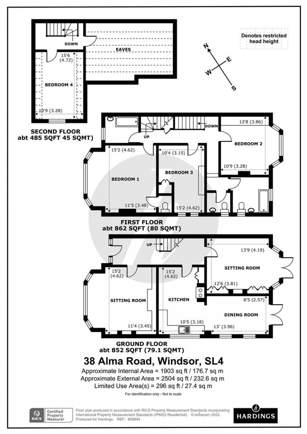 Floorplan for Alma Road, Windsor, Berkshire