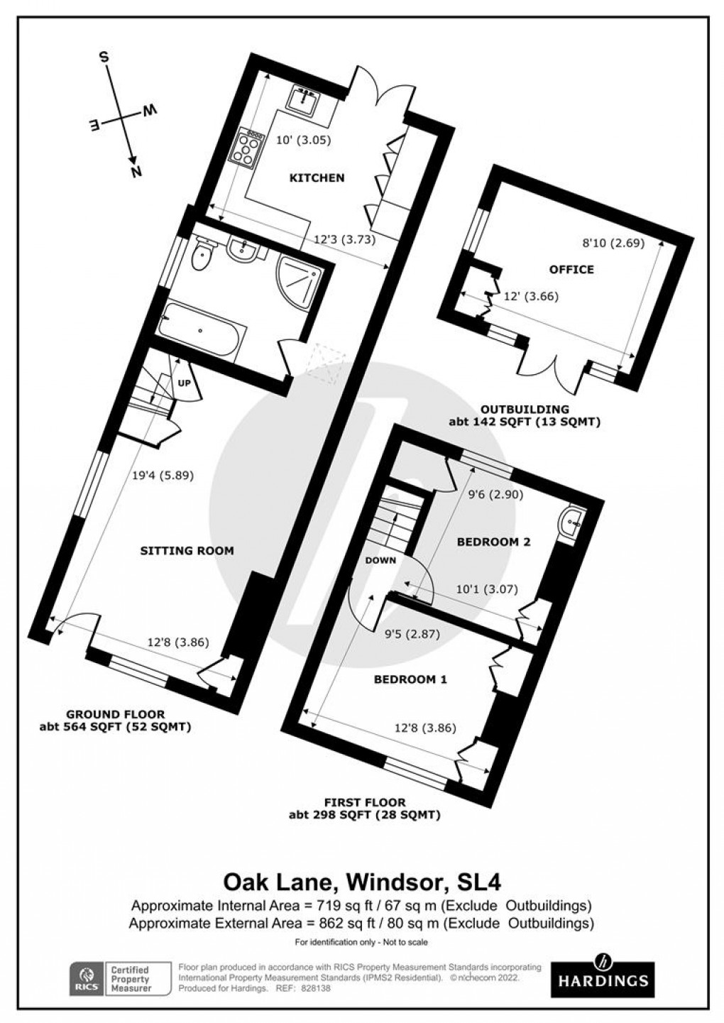 Floorplan for Oak Lane, Windsor, Berkshire