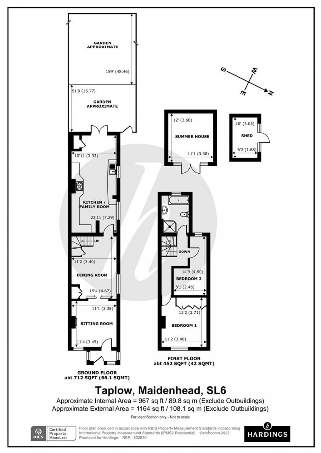 Floorplan for Marsh Lane, Taplow, Maidenhead