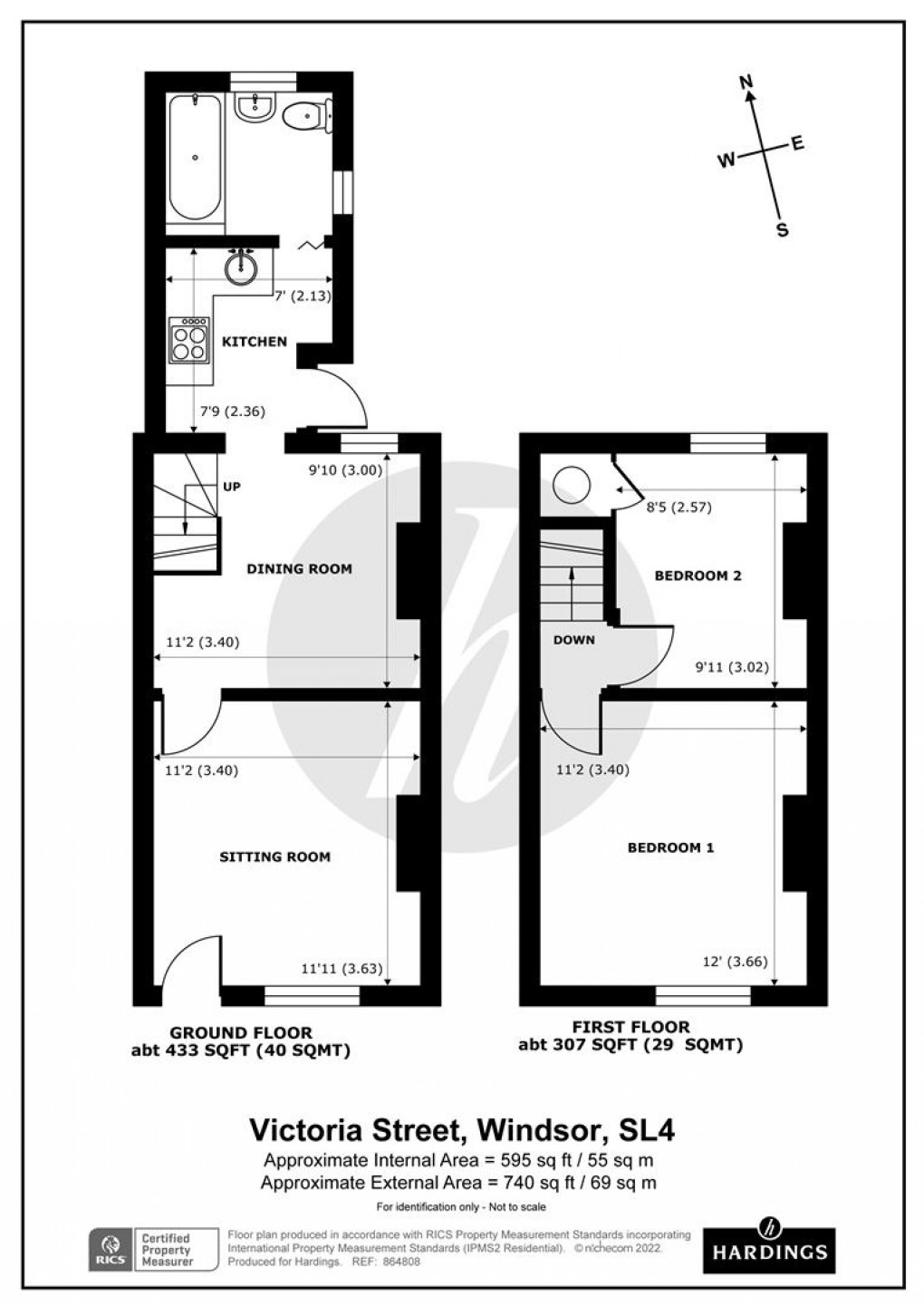 Floorplan for Victoria Street, Windsor