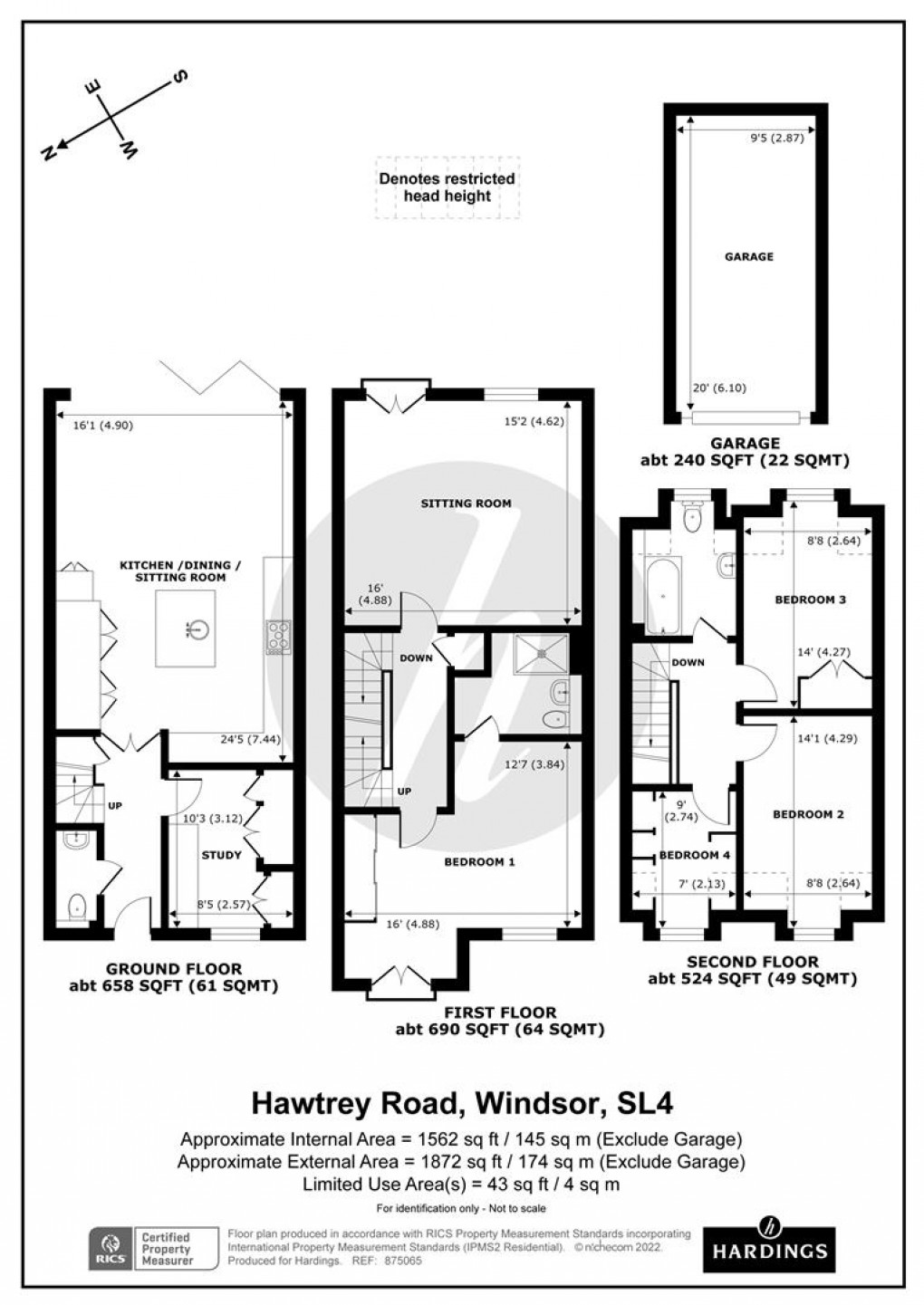 Floorplan for Hawtrey Road, Windsor