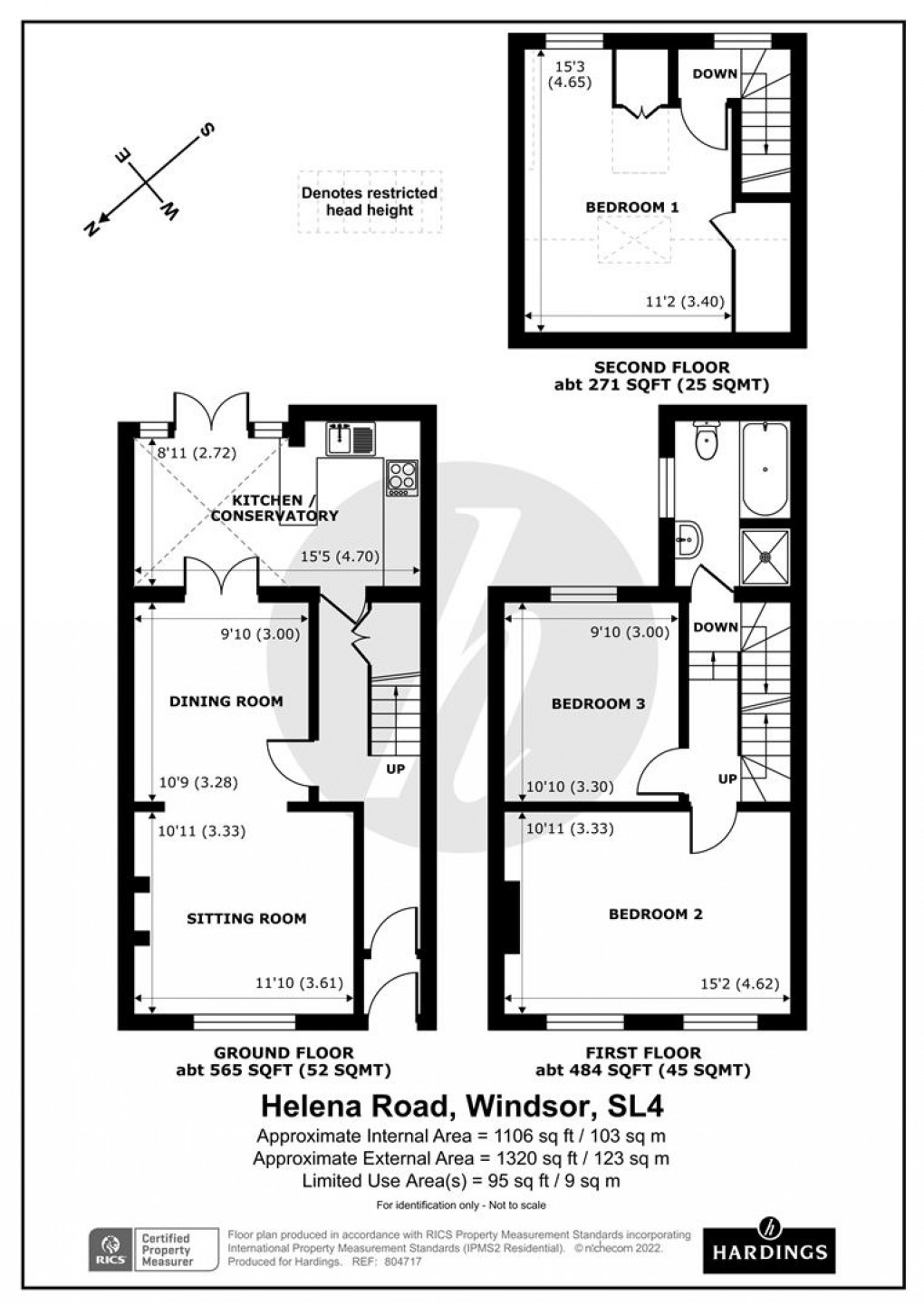 Floorplan for Helena Road, Windsor