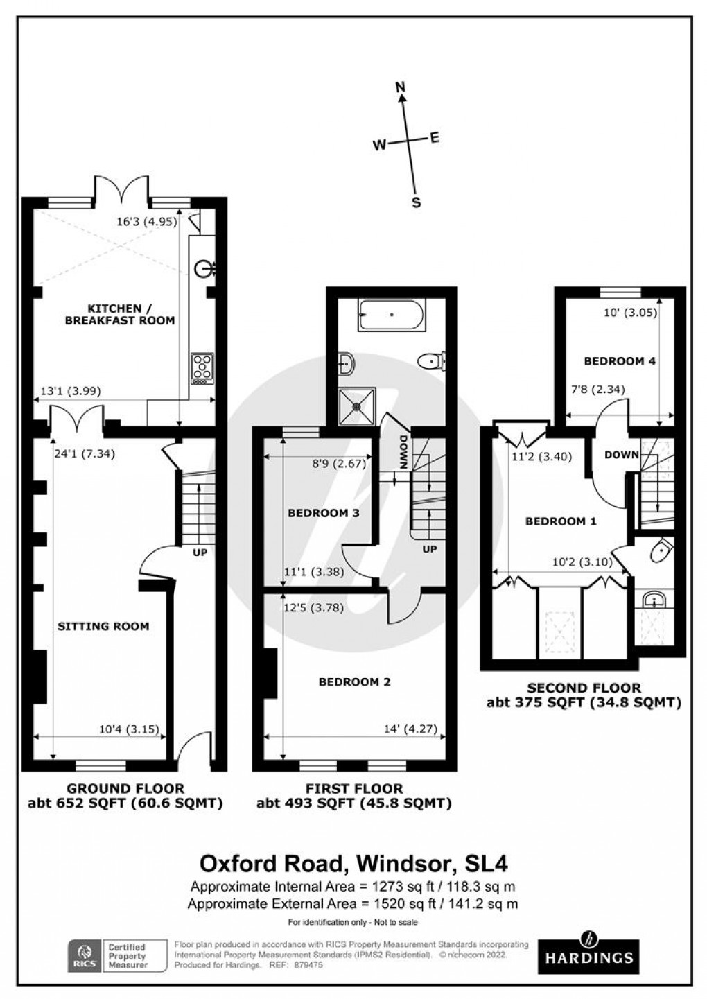 Floorplan for Oxford Road, Windsor