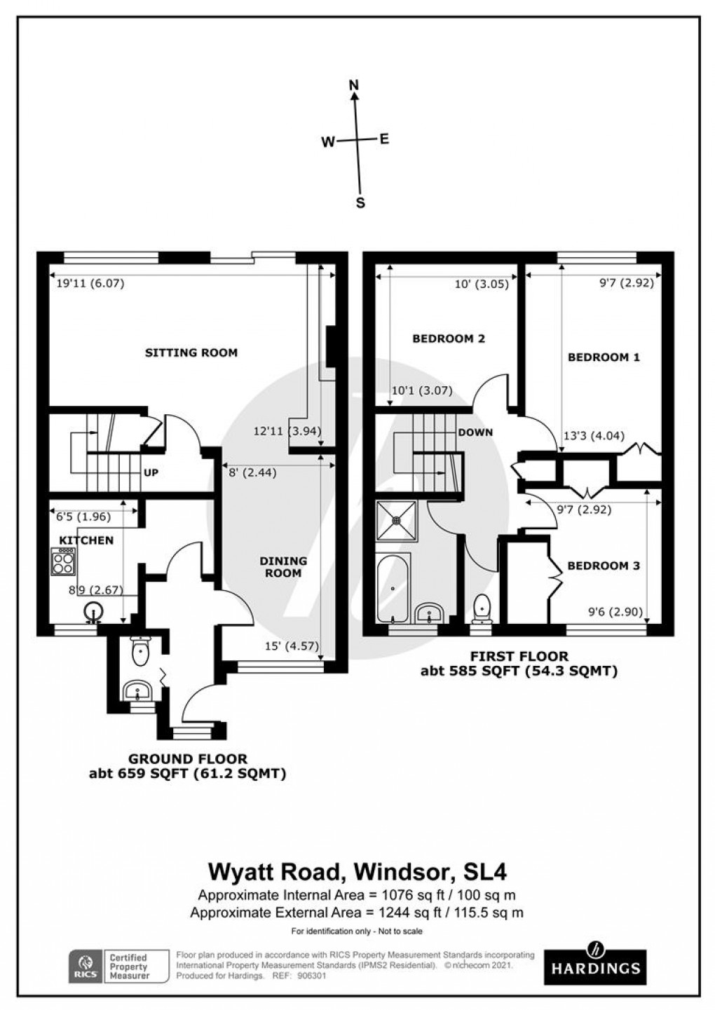 Floorplan for Wyatt Road, Windsor