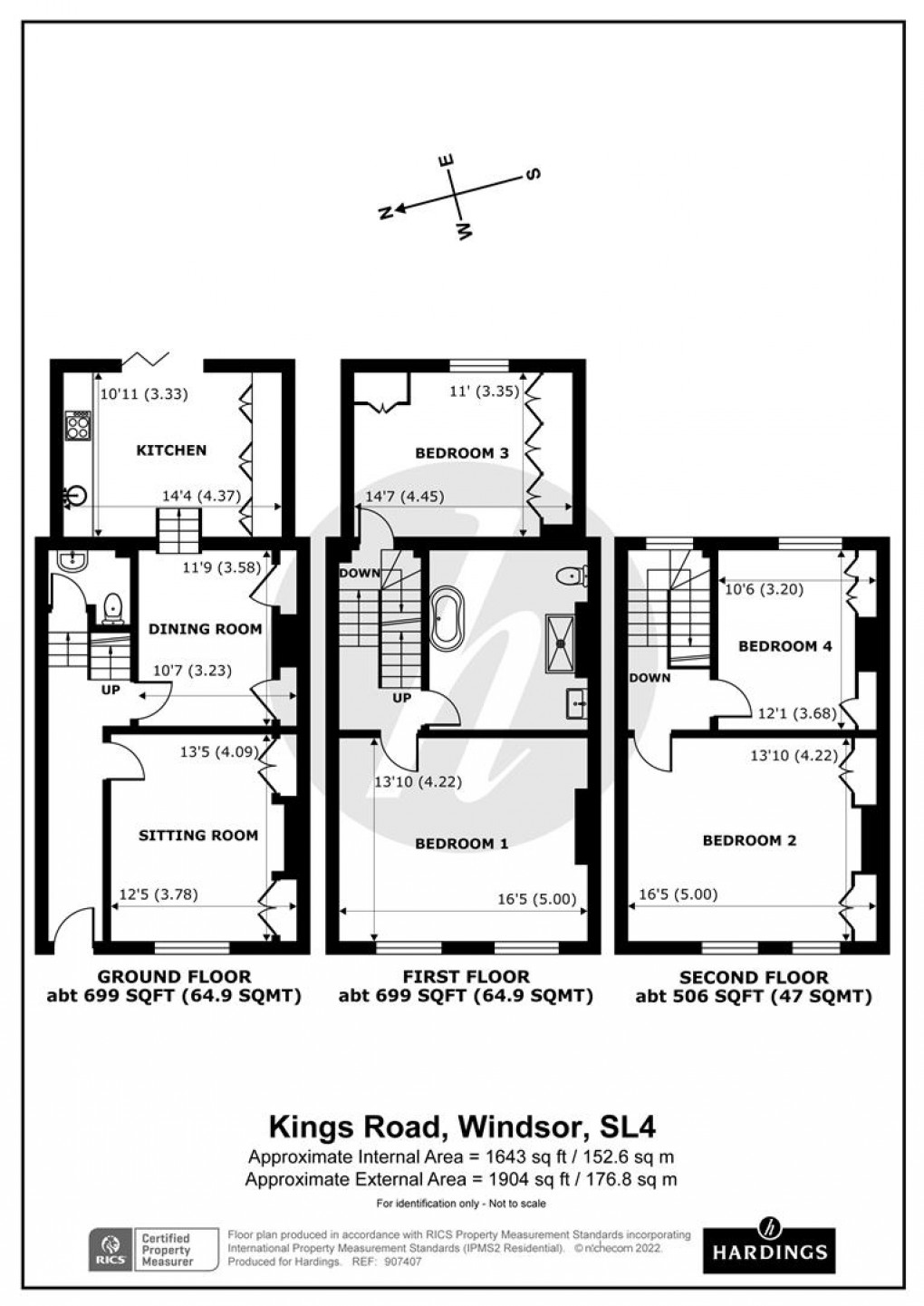 Floorplan for Kings Road, Windsor