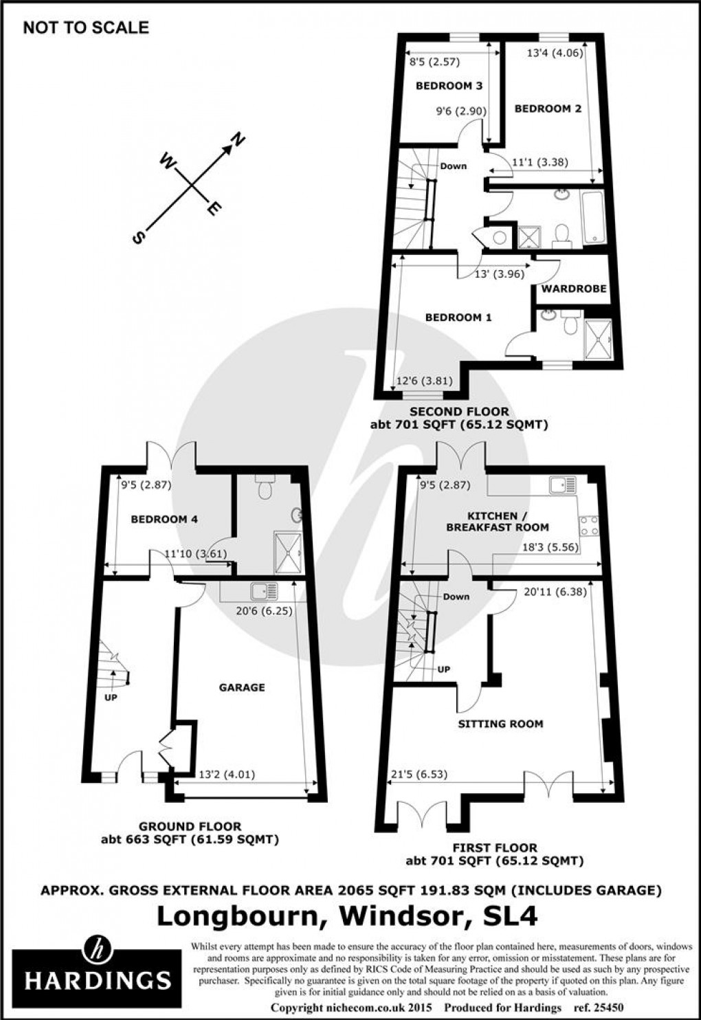 Floorplan for Longbourn, Windsor