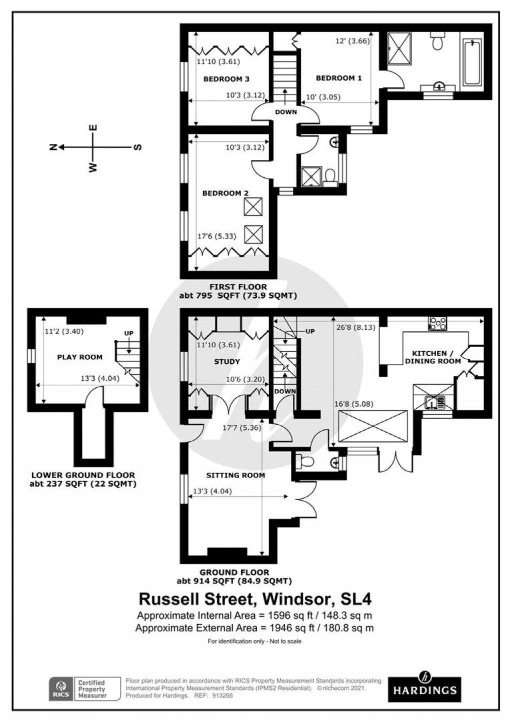 Floorplan for Russell Street, Windsor