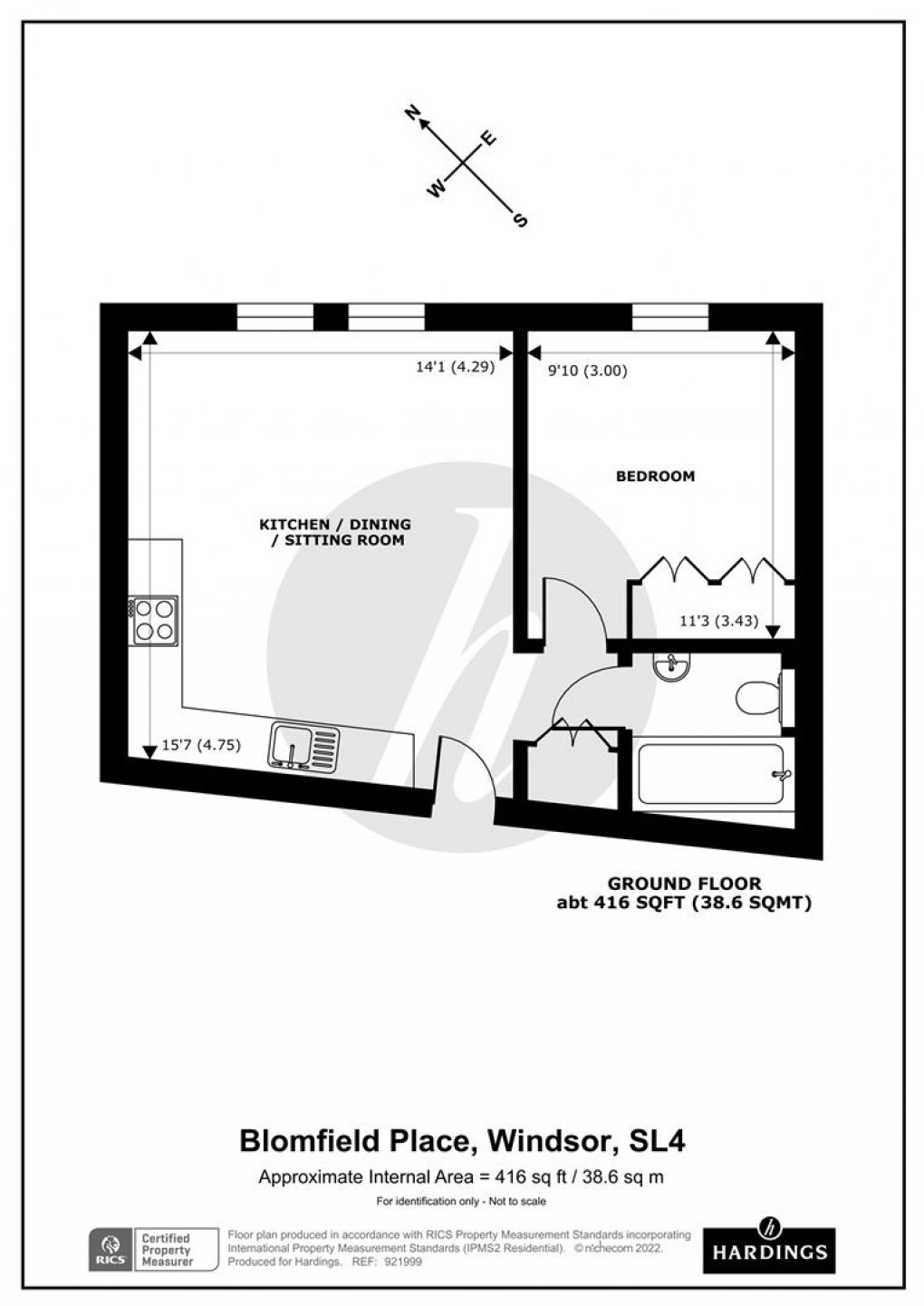 Floorplan for Frances Road, Windsor