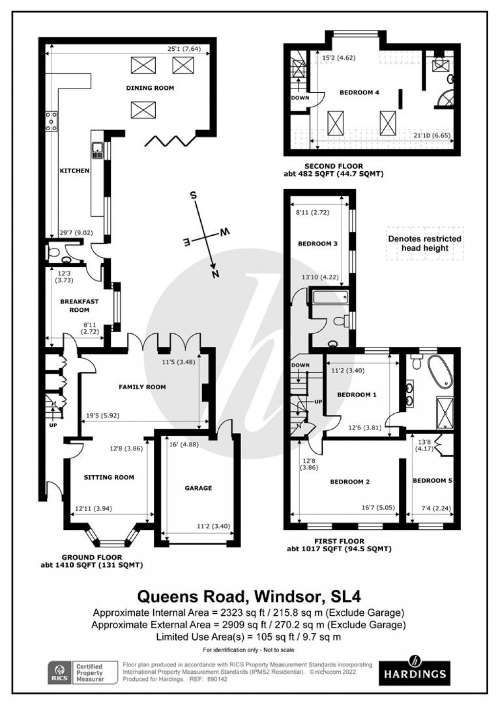 Floorplan for Queens Road, Windsor, Berkshire