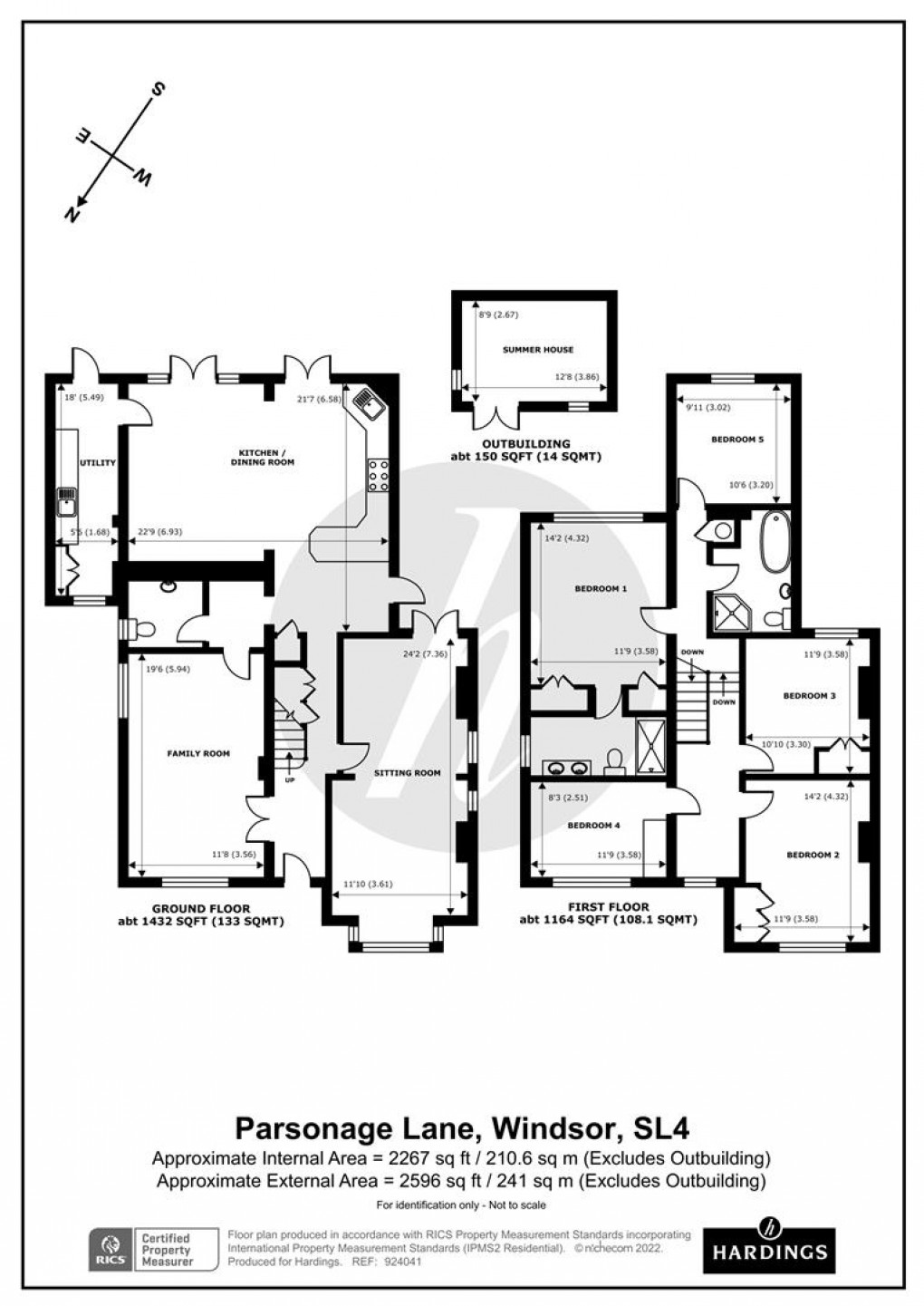 Floorplan for Parsonage Lane, Windsor