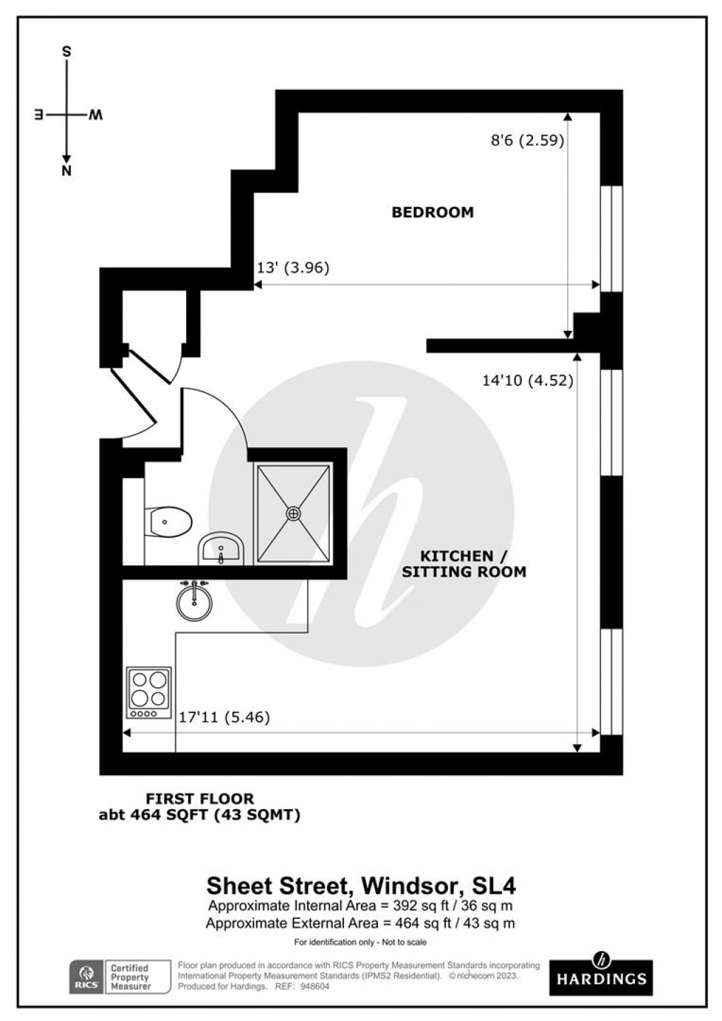 Floorplan for Sheet Street, Windsor