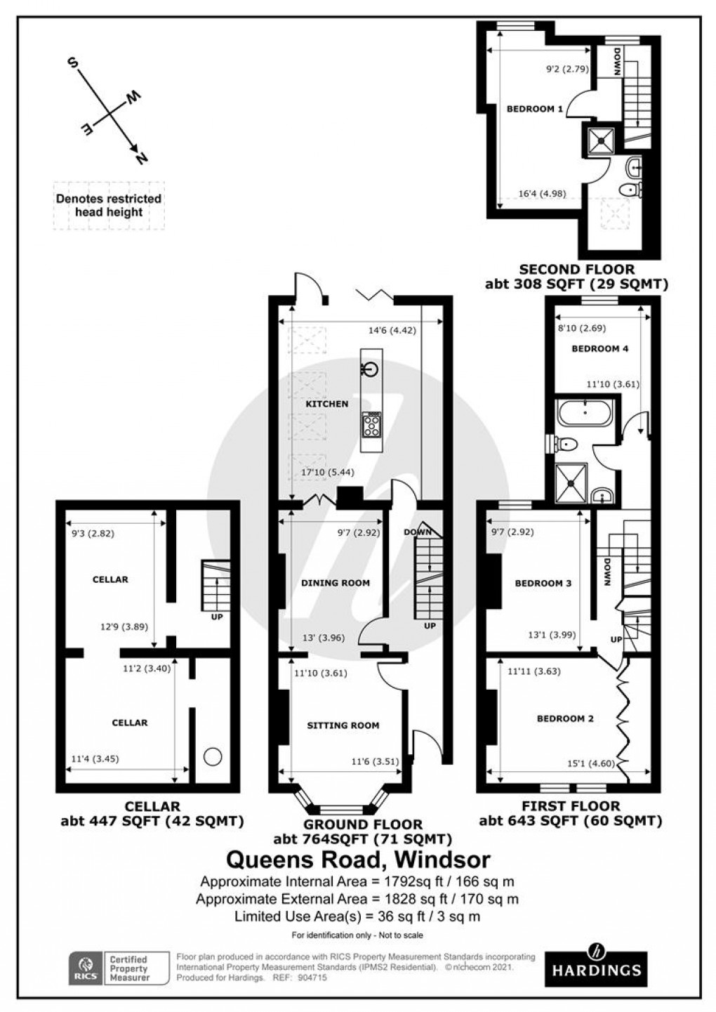 Floorplan for Queens Road, Windsor, Berkshire