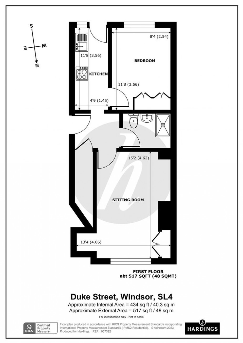 Floorplan for Duke Street, Windsor