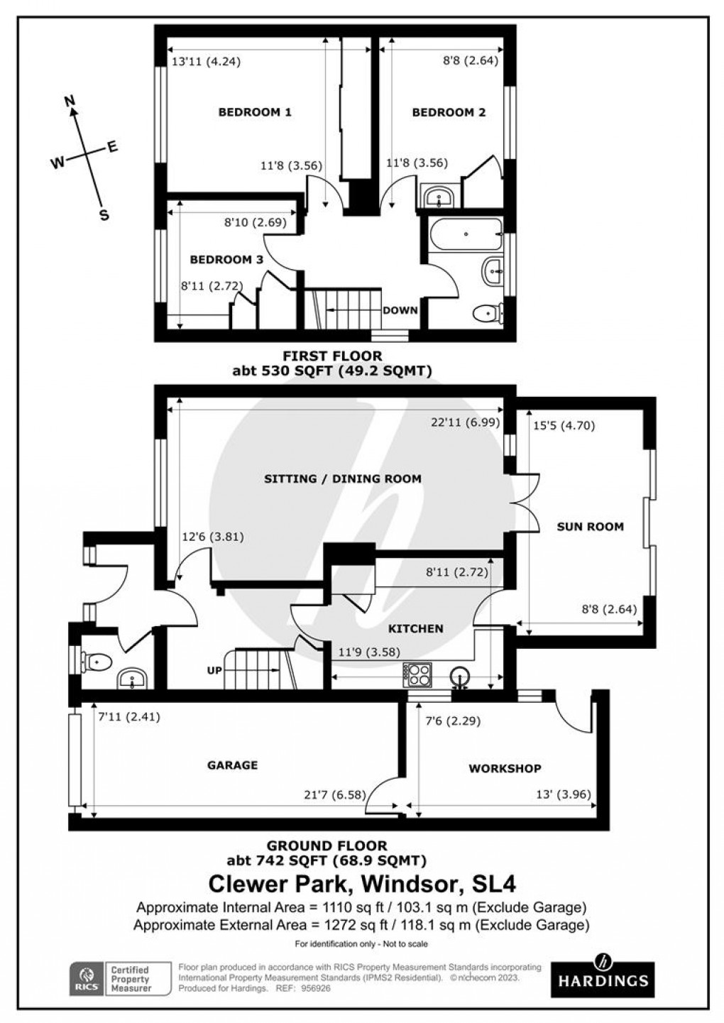 Floorplan for Clewer Park, Windsor