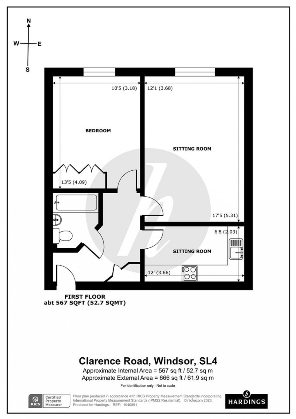 Floorplan for Clarendon Court
