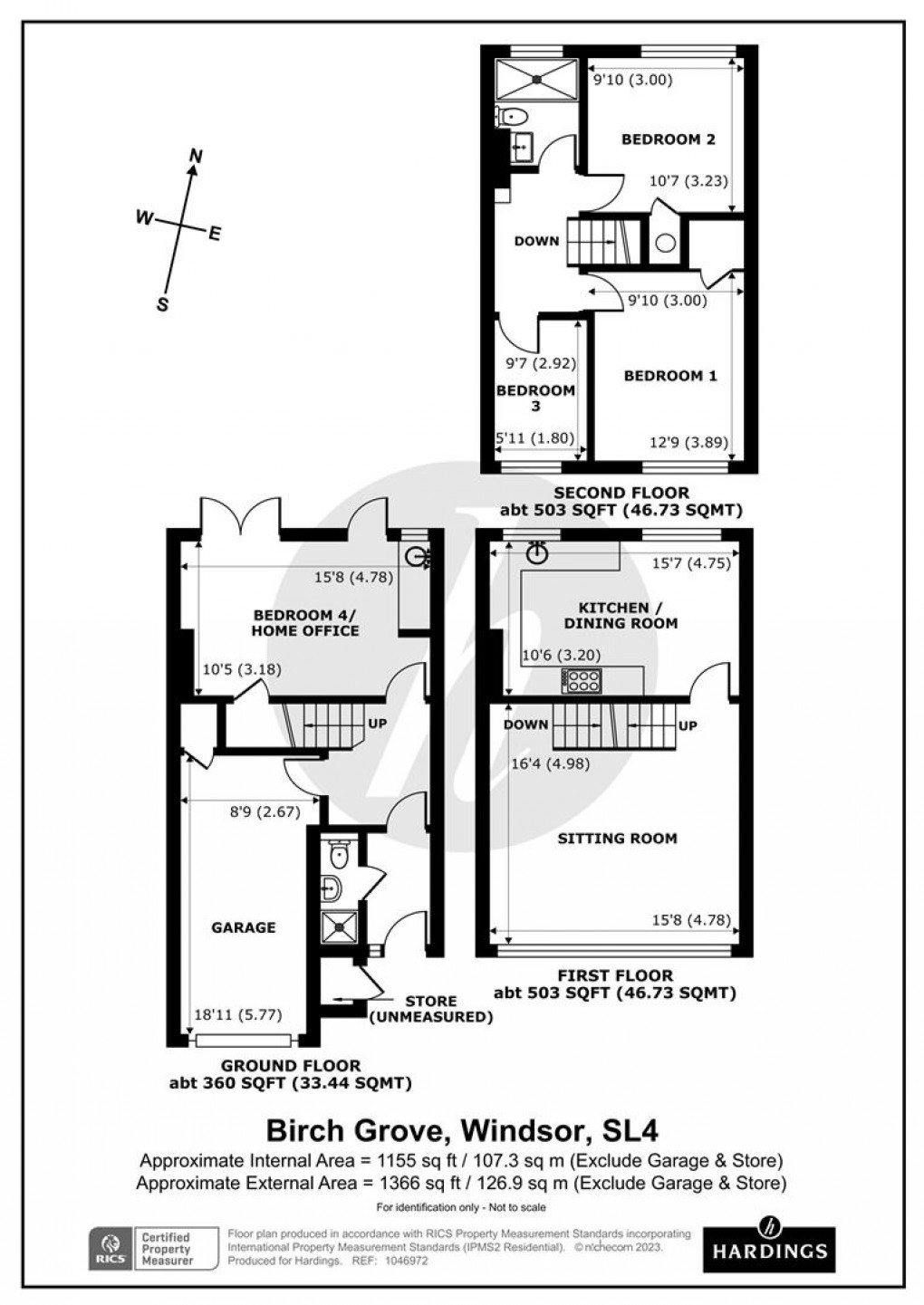 Floorplan for Birch Grove, Windsor