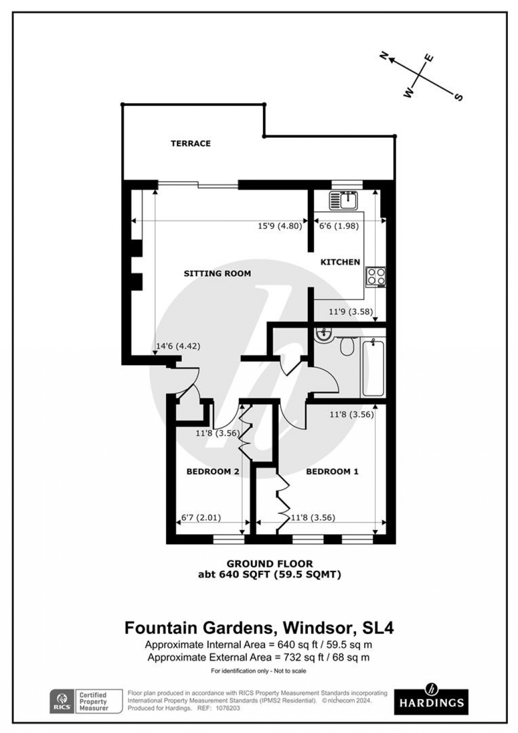 Floorplan for Fountain Gardens, Windsor