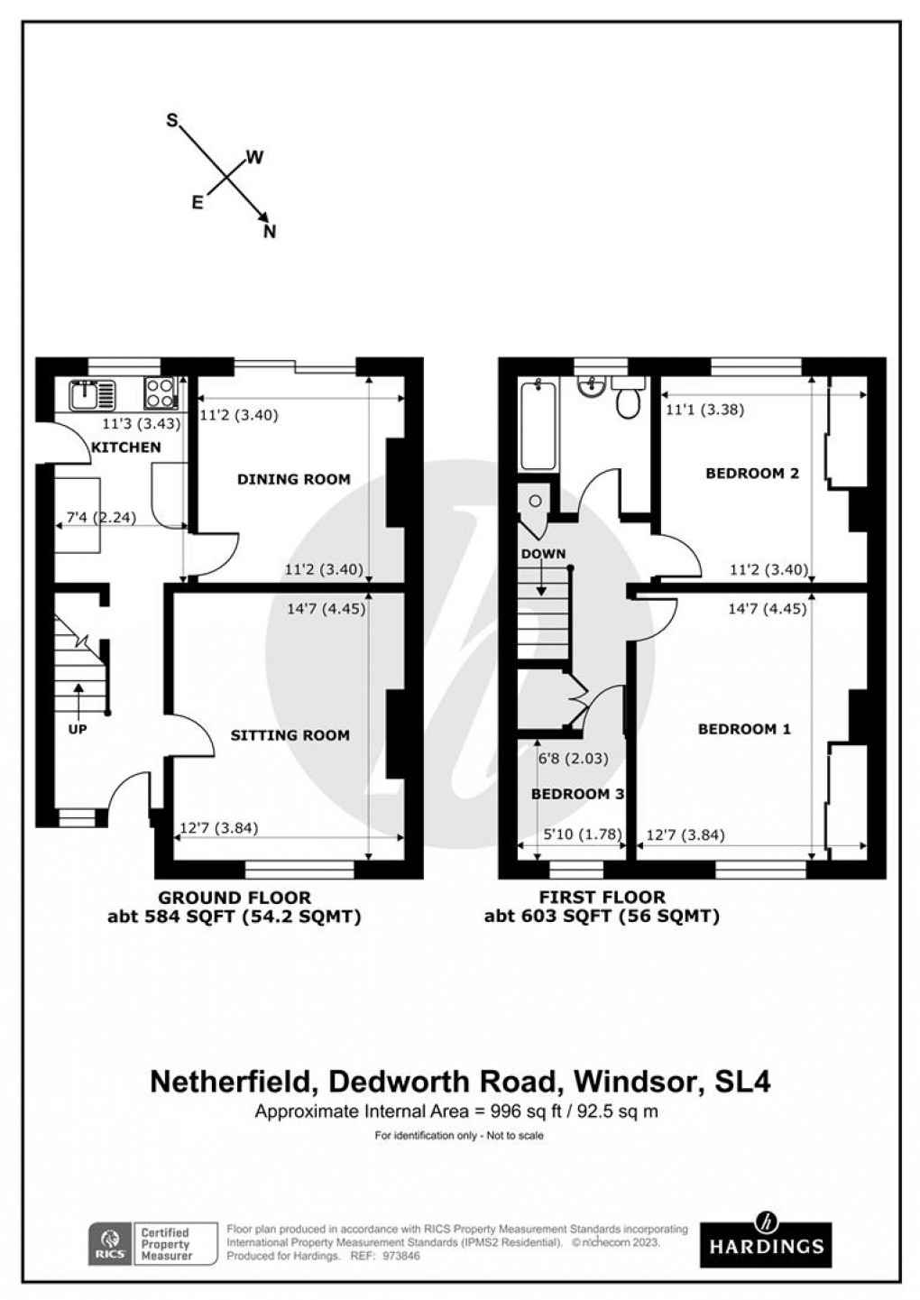 Floorplan for Oakley Green, Windsor