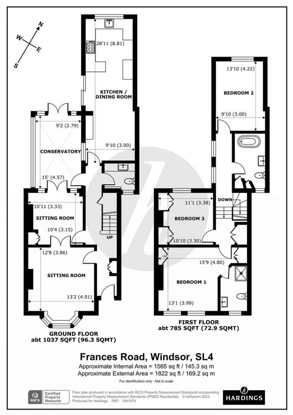 Floorplan for Frances Road, Windsor, Berkshire