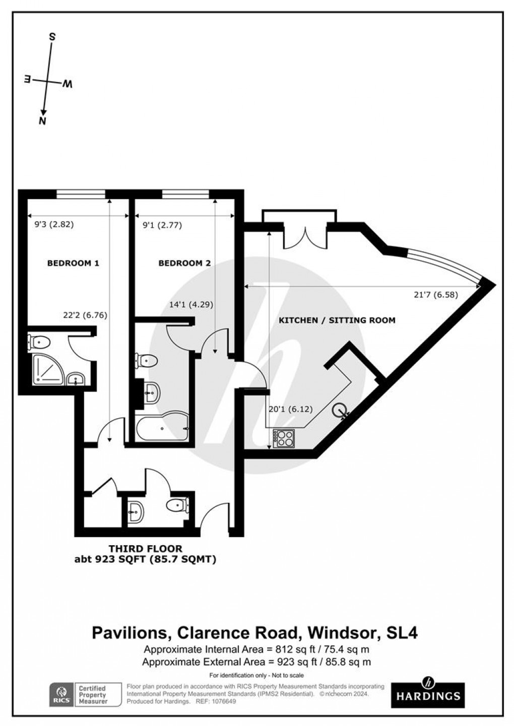 Floorplan for Pavilions, Windsor