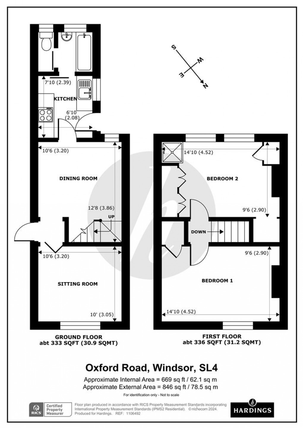 Oxford Road, Windsor, Berkshire, 2 bedroom, House Terraced