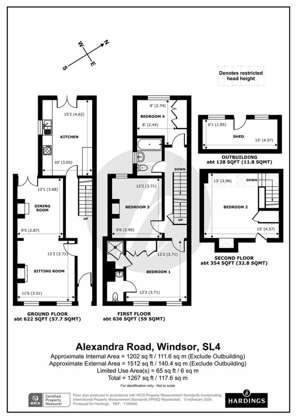 Floorplan for Alexandra Road, Windsor ,Berkshire