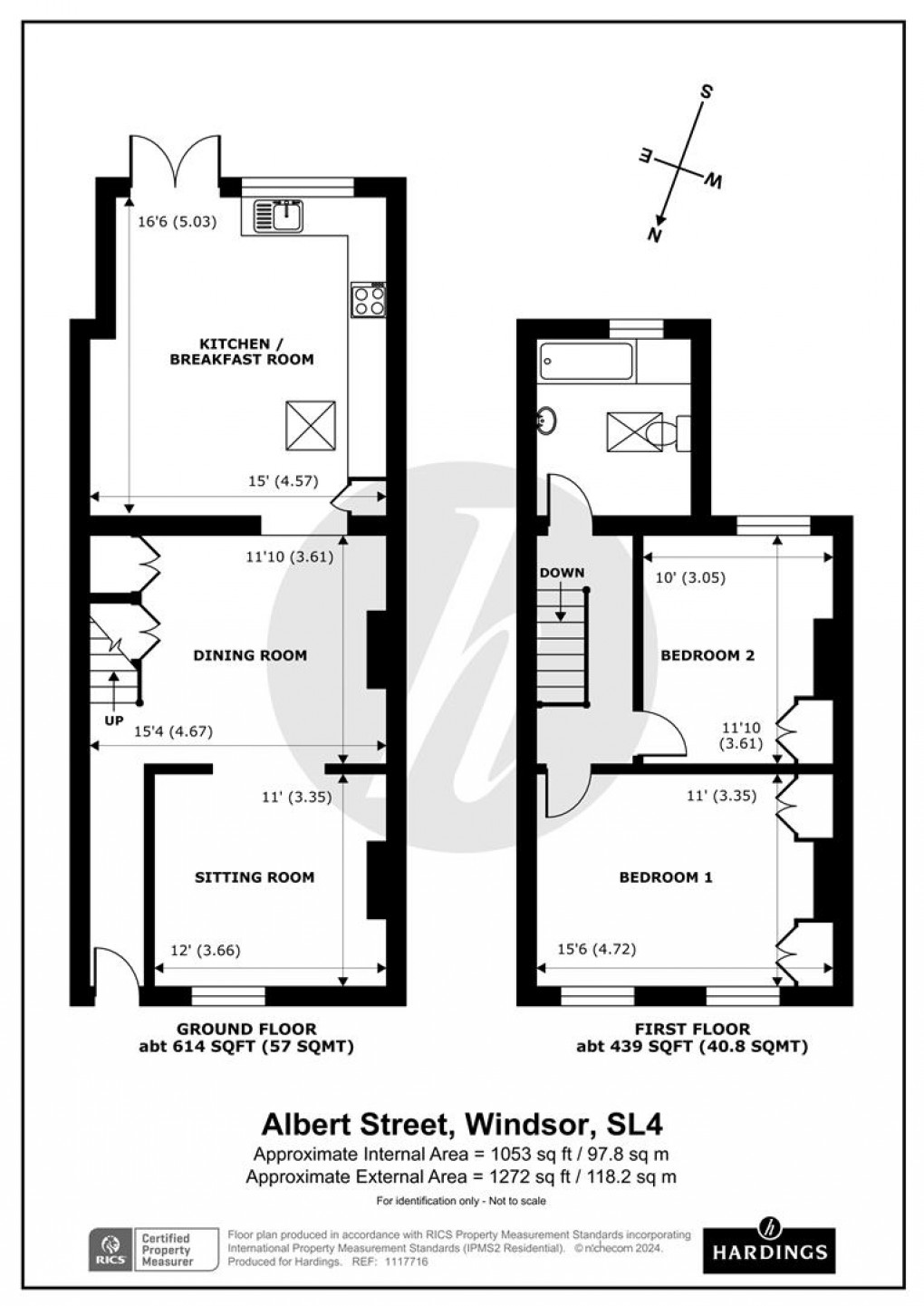 Floorplan for Albert Street, Windsor