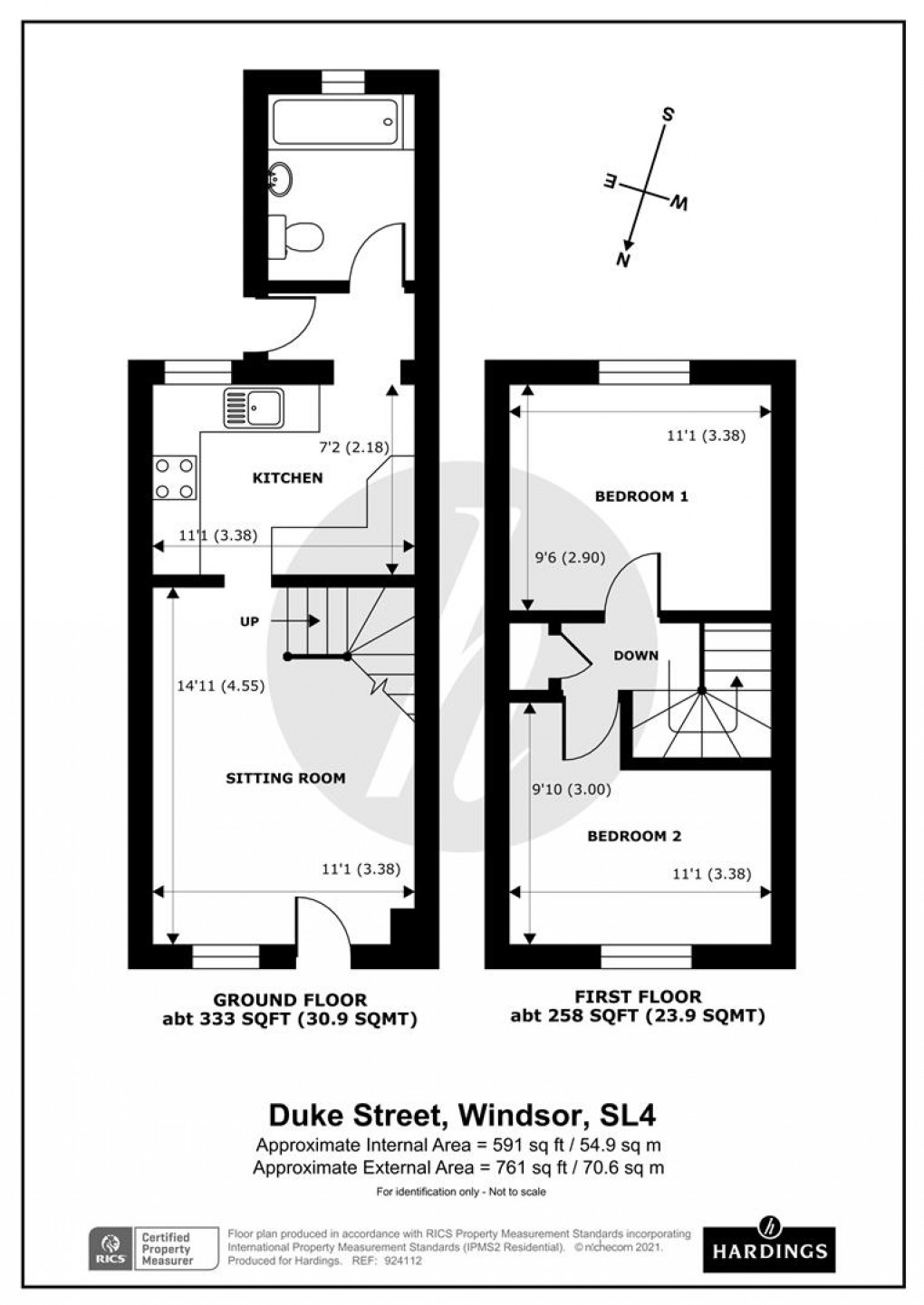 Floorplan for Duke Street, Windsor