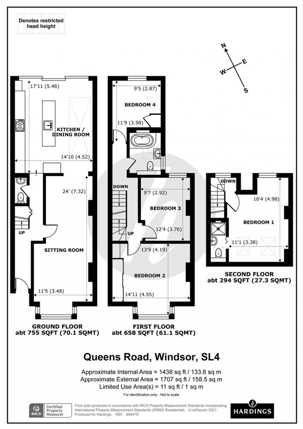 Floorplan for Queens Road, Windsor, Berkshire