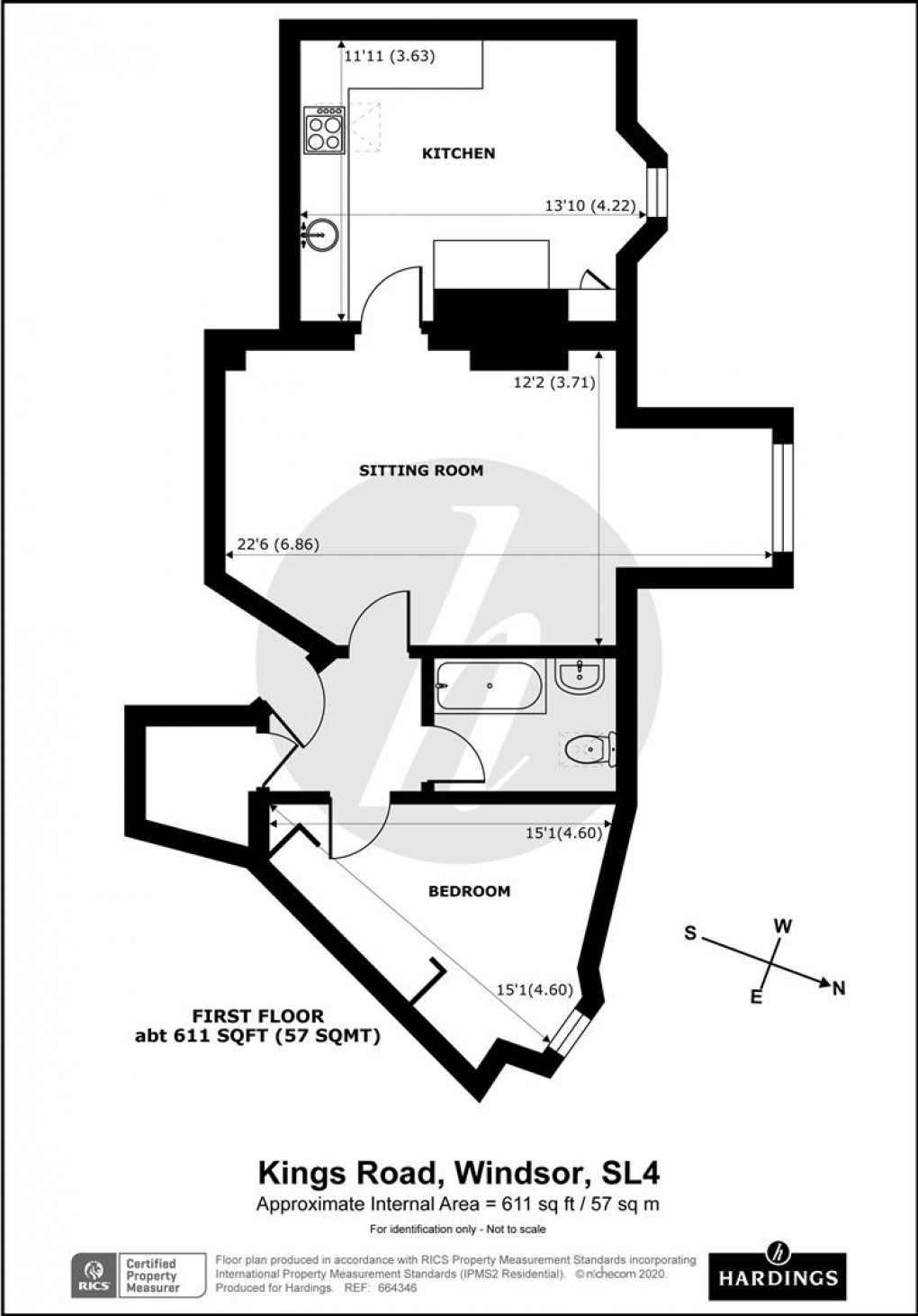 Floorplan for Kings Road House, Windsor