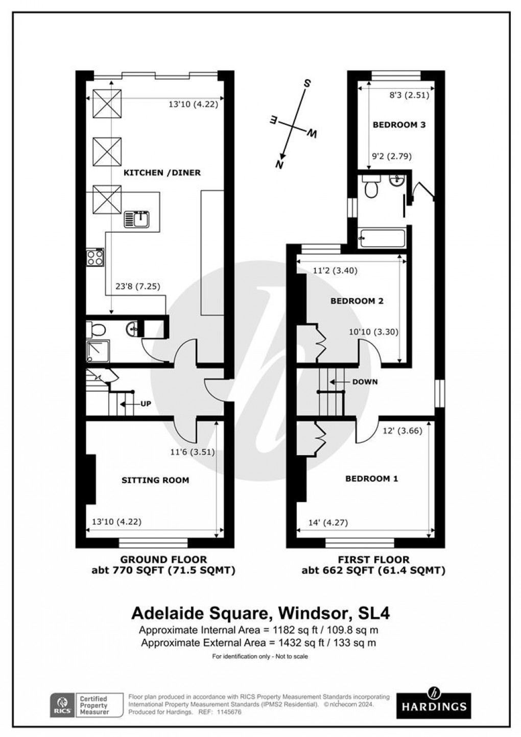 Floorplan for Adelaide Square, Windsor, Berkshire