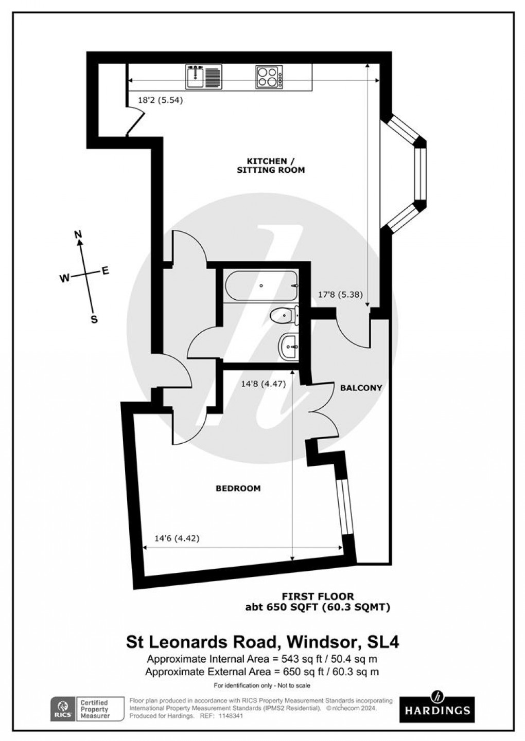 Floorplan for St. Leonards Road, Windsor