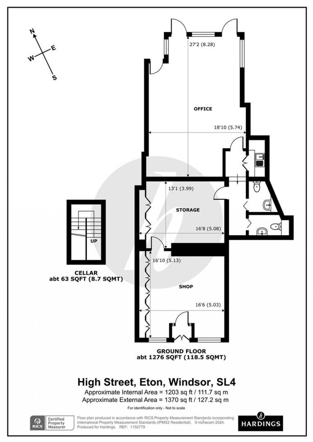 Floorplan for High Street, Eton, Windsor