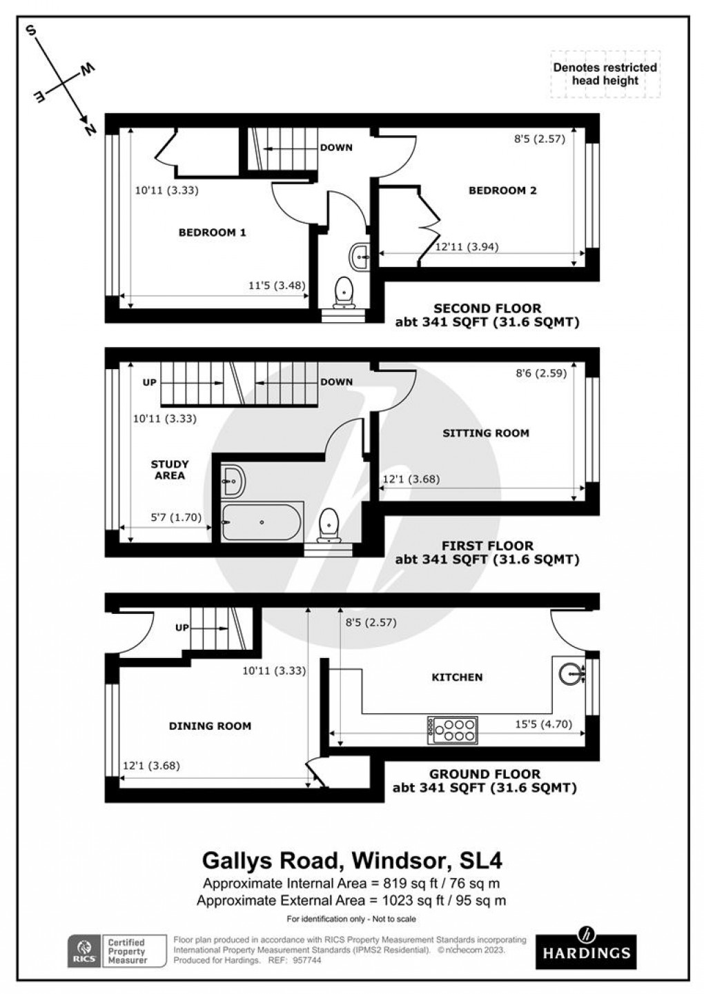 Floorplan for Gallys Road, Windsor