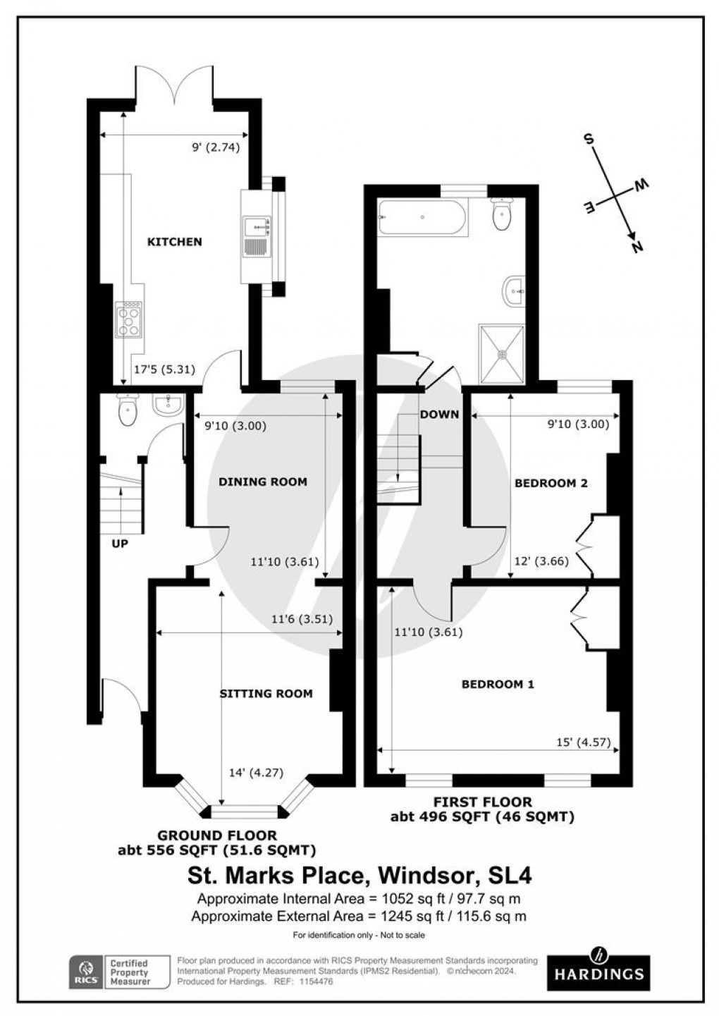 Floorplan for St. Marks Place, Windsor