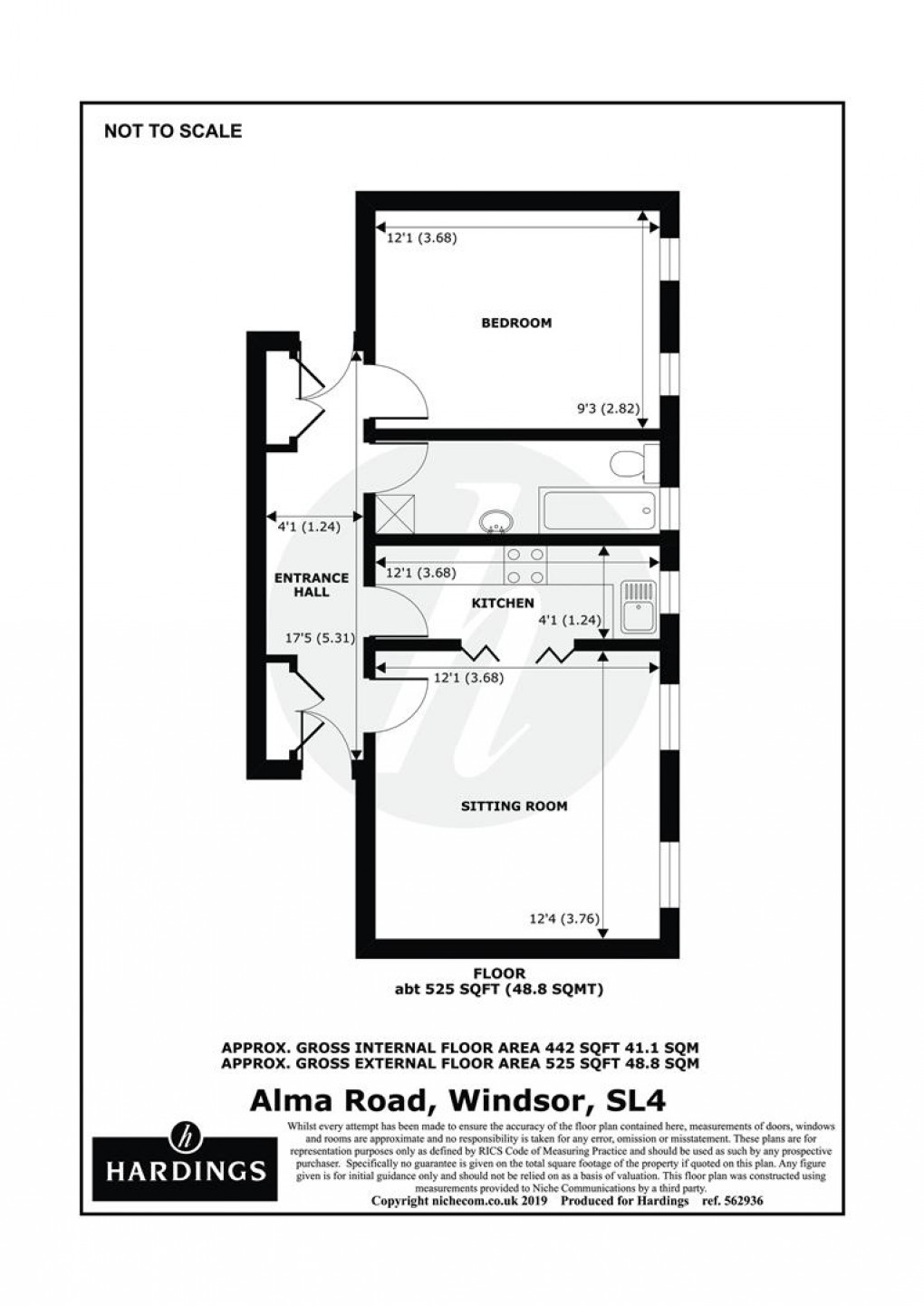 Floorplan for Camperdown House, Windsor