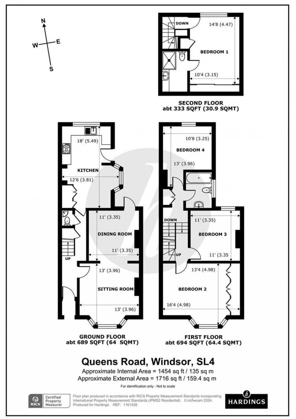 Floorplan for Queens Road, Windsor