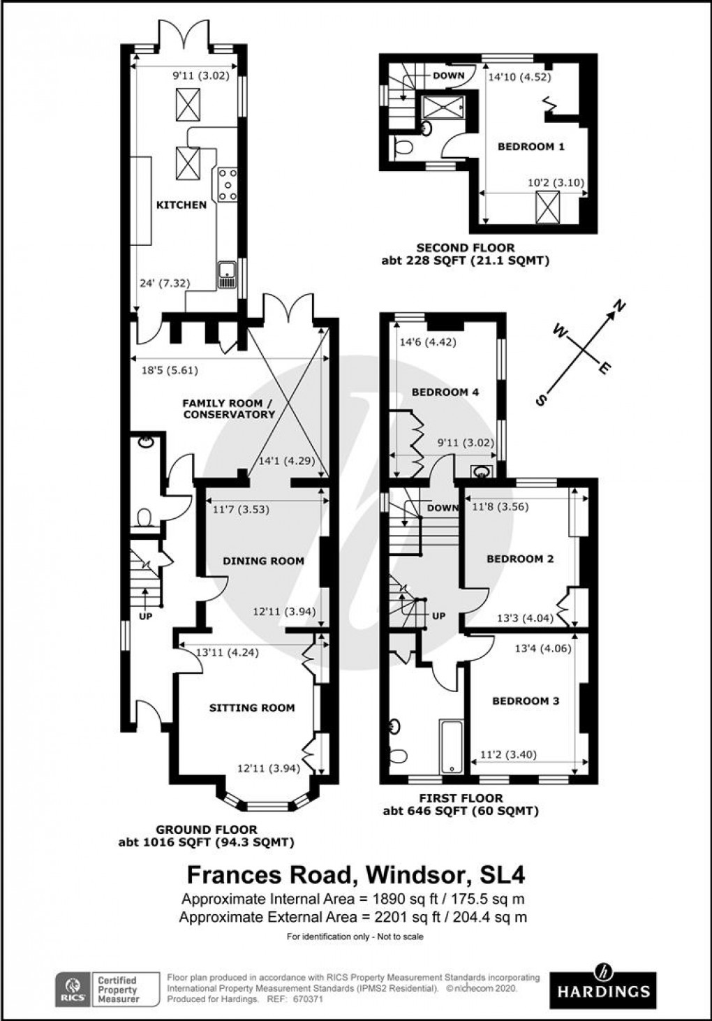 Floorplan for Frances Road, Windsor, Berkshire