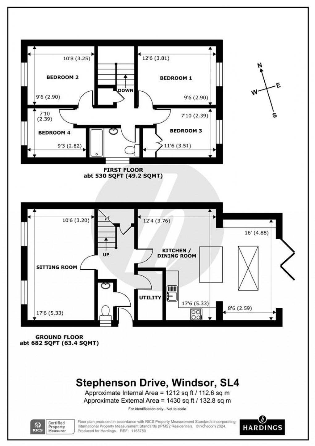 Floorplan for Stephenson Drive, Windsor