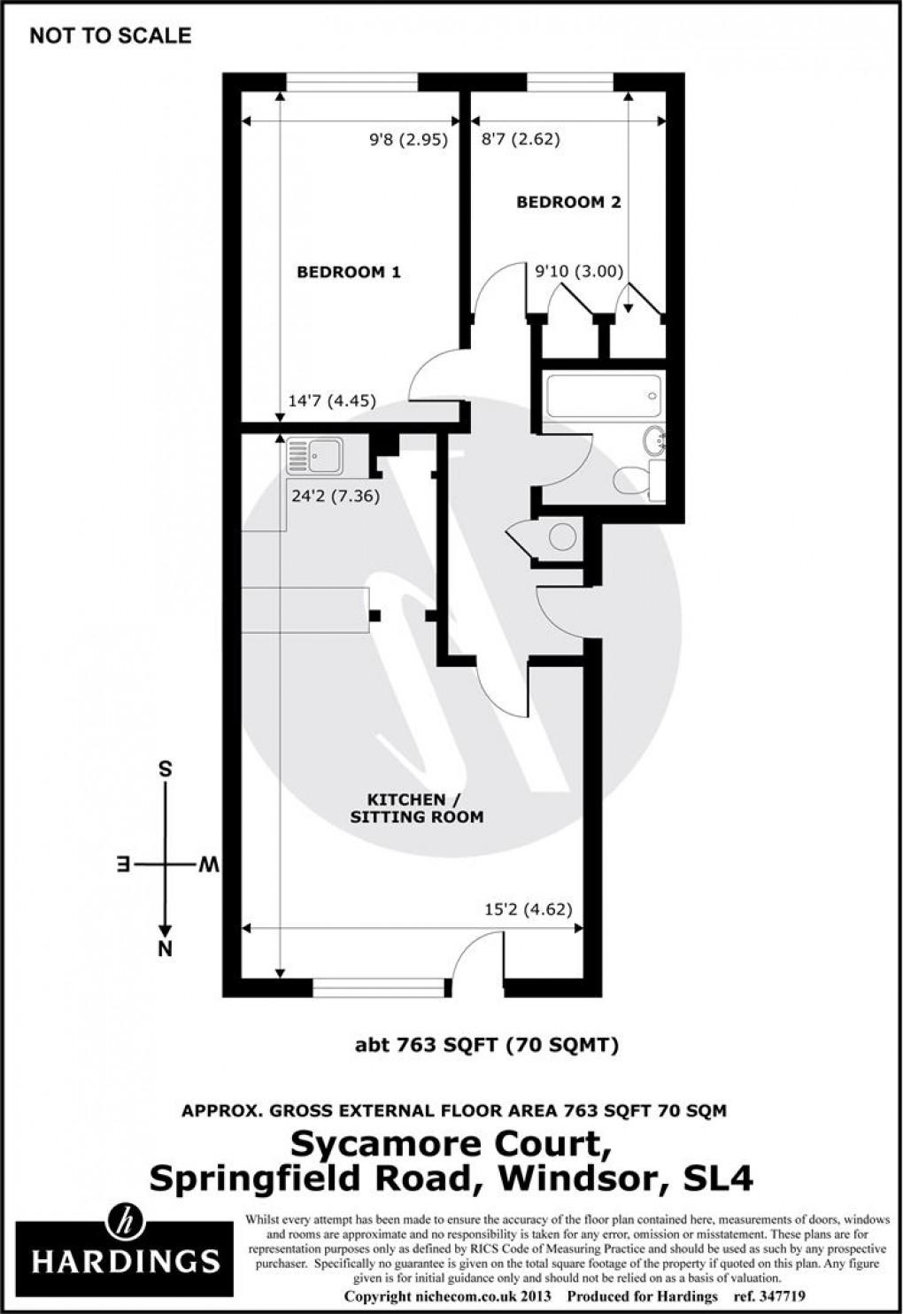 Floorplan for Sycamore Court, Windsor, SL4