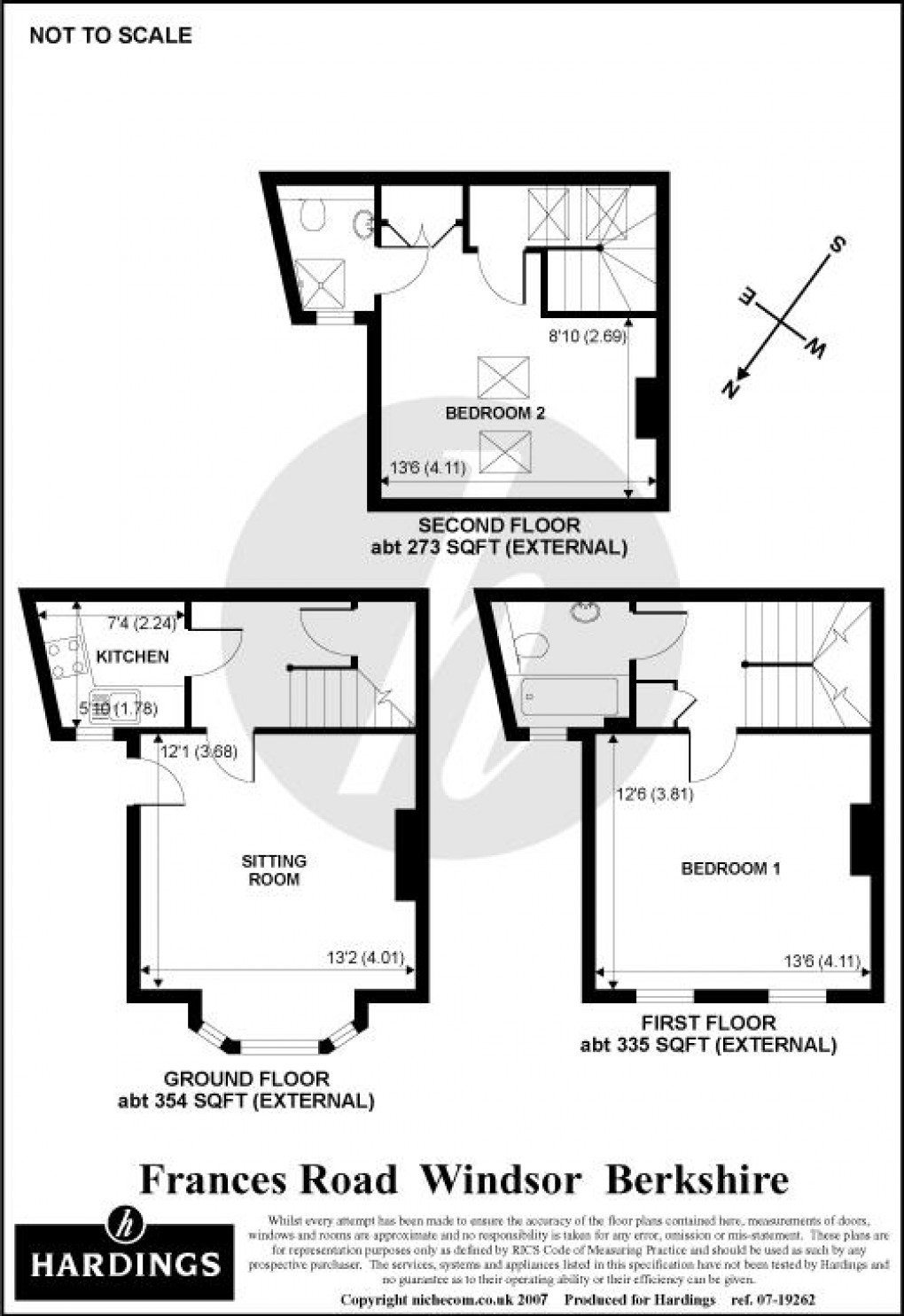 Floorplan for Frances Road, Windsor