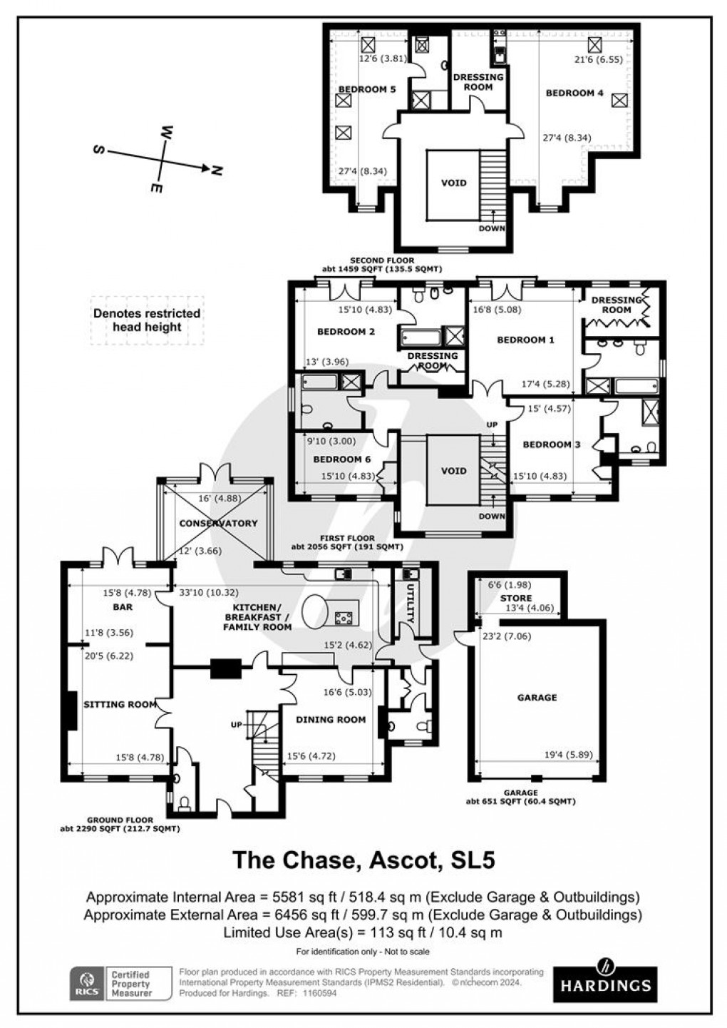 Floorplan for The Chase, Ascot