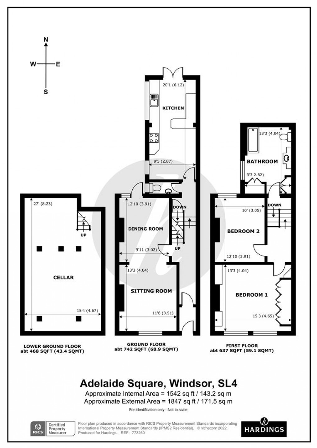 Floorplan for Adelaide Square, Windsor