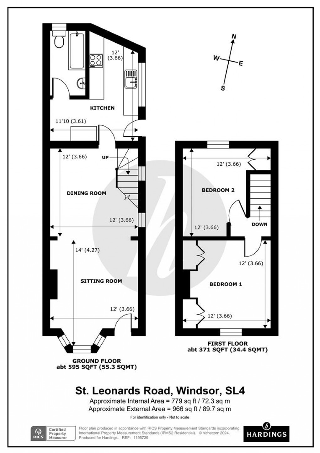 Floorplan for St. Leonards Road, Windsor