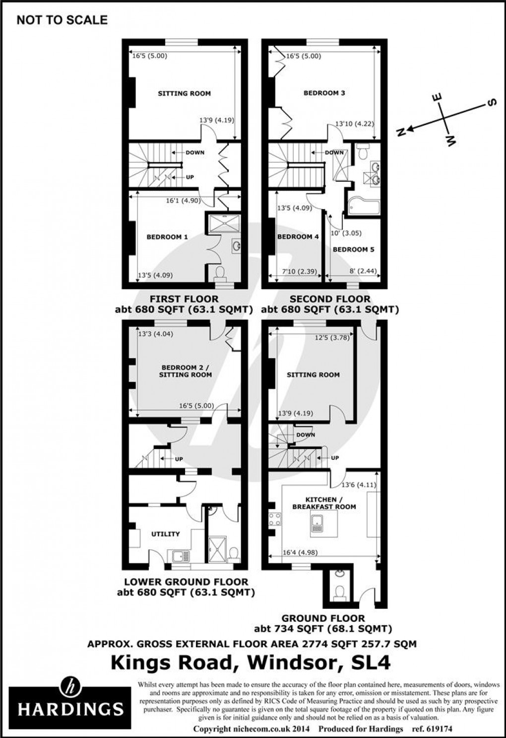 Floorplan for Kings Road, Windsor, SL4