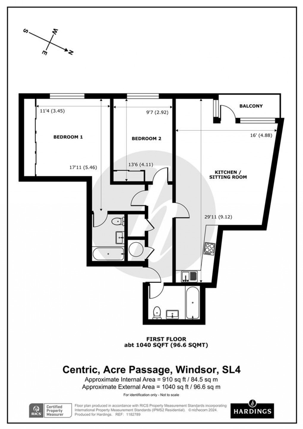 Floorplan for Acre Passage, Windsor, SL4