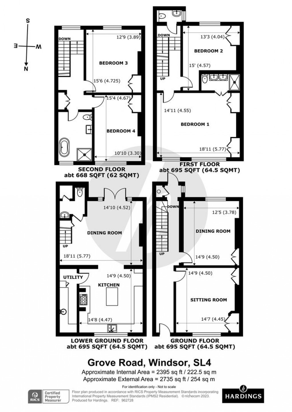 Floorplan for Grove Road, Windsor