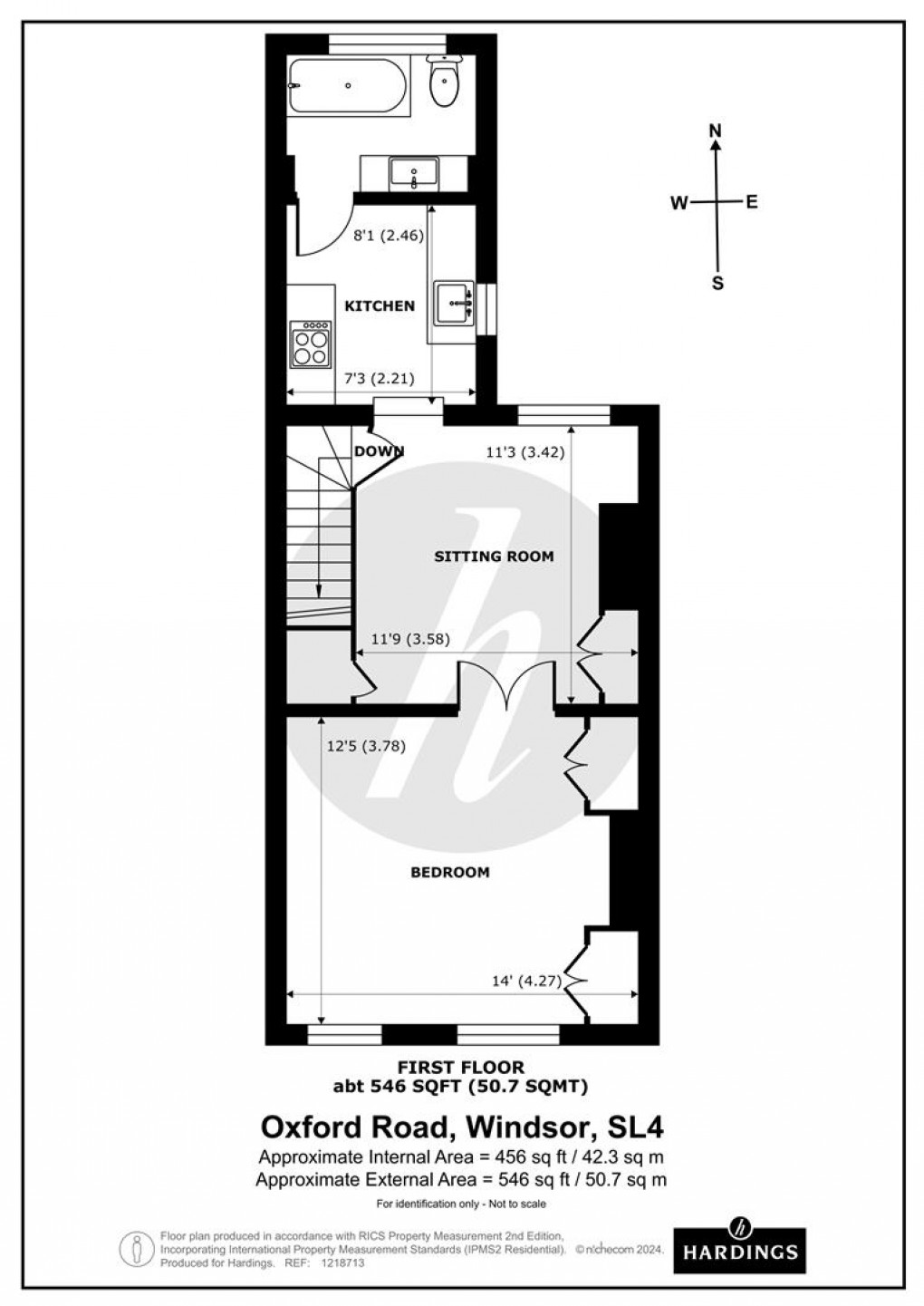 Floorplan for Oxford Road, Windsor